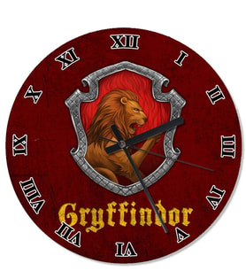 Gryffindor Harry Potter Tasarım Duvar Saati