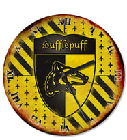 Hufflepuff Harry Potter Baskılı Duvar Saati