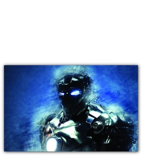 Ahşap Tablo Iron Man