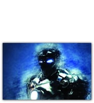 Ahşap Tablo Iron Man