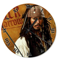 Jack Sparrow Analog Duvar Saati