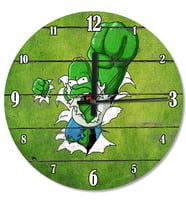 Hulk Homer Simpson Baskılı Duvar Saati