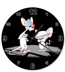 Looney Tunes Pinky And The Brain Desenli Duvar Saati