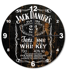 Jack Daniel's Ahşap Duvar Saati