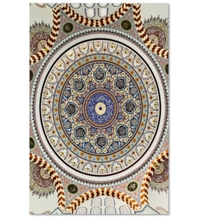 Ahşap Tablo Cami Tavan Süslemesi Çiniler