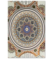 Ahşap Tablo Cami Tavan Süslemesi Çiniler