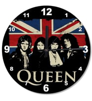 Queen Freddie Mercury Ahşap Duvar Saati