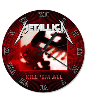 Metallica - Kill 'Em All Duvar Saati