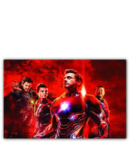Ahşap Tablo Avengers Dr.Strange Spider Man Ve Iron Man