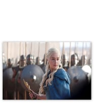 Ahşap Tablo Daenerys Targaryen Ve Askerler