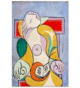 Ahşap Tablo La Lecture 1932 By Pablo Picasso