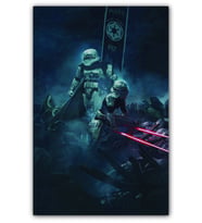 Ahşap Tablo Star Wars Vader's Fist