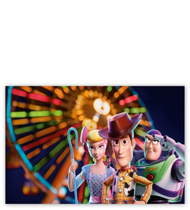 Ahşap Tablo Woody, Buzz Lightyear, Bo Peep