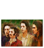 Ahşap Tablo The Beatles Duvar Boyama