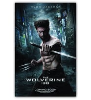 Ahşap Tablo The Wolverine Film Poster