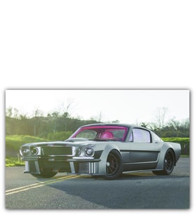 Ahşap Tablo Ford Mustang Fastback Alternatif Görseli