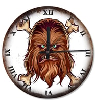 Star Wars Chewbacca Sessiz Duvar Saati