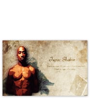Ahşap Tablo Tupac Shakur Bekle Beni Geri Geliyorum