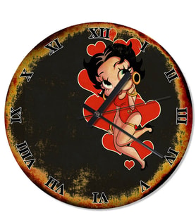 Betty Boop Mutafak Tipi Duvar Saati