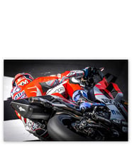 Ahşap Tablo Ducati Corse Arkadan Görünüş