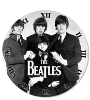 Beatles Grubu Tasarım Duvar Saati