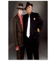 Ahşap Tablo Michael Jackson Le Marlon Brando