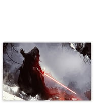 Ahşap Tablo Yıldız Savaşları Darth Vader Ve Işın Kılıcı