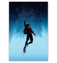 Ahşap Tablo Spider Man Into The Spider Verse