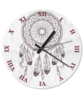Dream Catcher Şekilli Duvar Saati