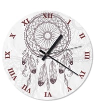 Dream Catcher Şekilli Duvar Saati