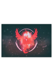 Ahşap Tablo Pokemon Go Team Valor