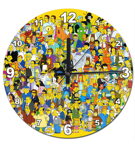 Simpsonlar Şekilli Duvar Saati