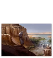Ahşap Tablo Assassins Creed Origins Nil Nehri Ve Suikastçi
