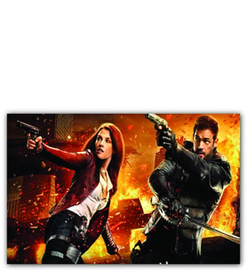 Ahşap Tablo Resident Evil Final Chapter Sahne