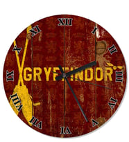 Gryffindor Harry Potter Tasarım Duvar Saati