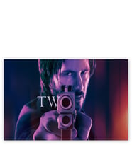 Ahşap Tablo John Wick 2 Keanu Ve Namlu