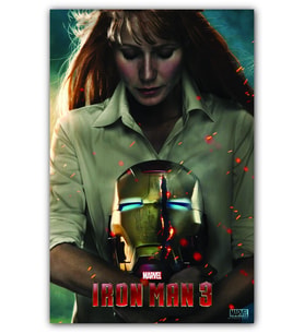 Ahşap Tablo Iron Man 3 Film Poster