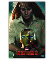 Ahşap Tablo Iron Man 3 Film Poster