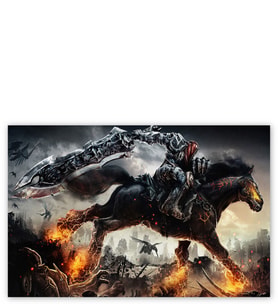 Ahşap Tablo Yüzüklerin Efendisi Nazgul Ve Alevler