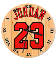 Jordan 23 Wallpaper Akarlı Duvar Saati