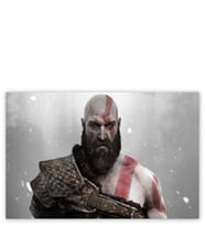 Ahşap Tablo God Of War Kratos