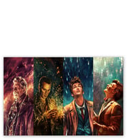 Ahşap Tablo Doctor Who Karakterler