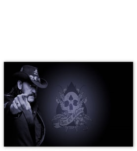 Ahşap Tablo Motörhead Lemmy Kilmister Maça As