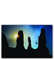 Ahşap Tablo Kaya Tırmanışı