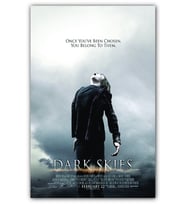 Ahşap Tablo Dark Skies Movie Poster