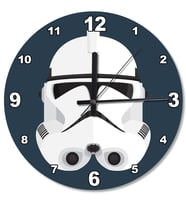 Star Wars Klon Asker Ahşap Duvar Saati