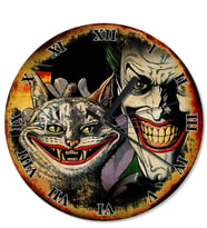 Joker Ve Kedi Akarlı Duvar Saati