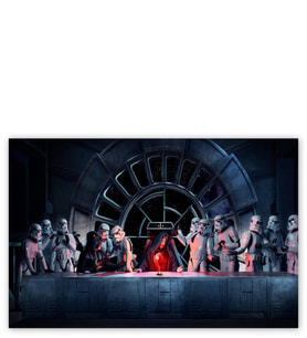 Ahşap Tablo Yıldız Savaşları Darth Vader Ve Stormtroopers