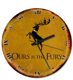 Baratheon Game Of Thrones Mutafak Tipi Duvar Saati