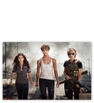 Ahşap Tablo Terminator 6 Linda, Natalia Ve Mackenzie